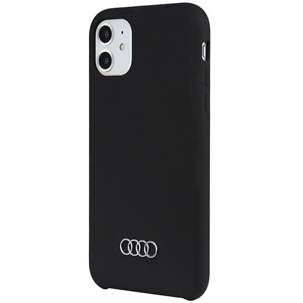 Audi Silicone Case iPhone 11 / Xr 6.1" czarny/black hardcase